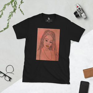 "Her!" Short-Sleeve Unisex T-Shirt-Orange image 7