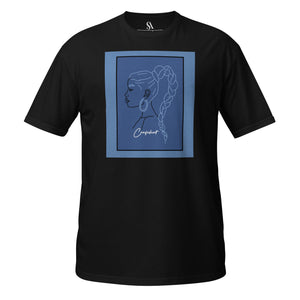"You Are Confident!" Short-Sleeve Unisex T-Shirt- Jeans Blue image 5