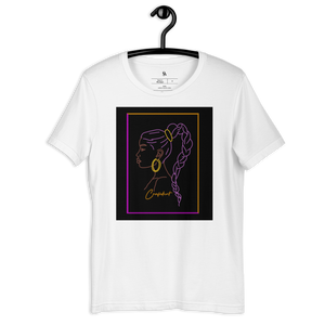 "You are Confident!"-Short Sleeve-Unisex T-shirt-Purple image 2