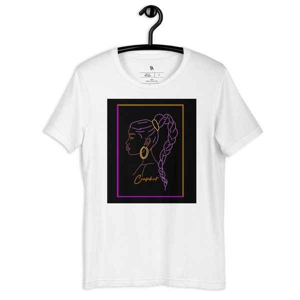 "You are Confident!"-Short Sleeve-Unisex T-shirt-Purple image 2