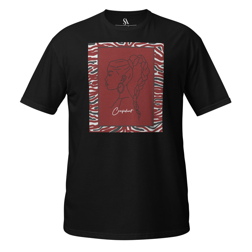 "You Are Confident!" Short-Sleeve Unisex T-Shirt-Red image 5