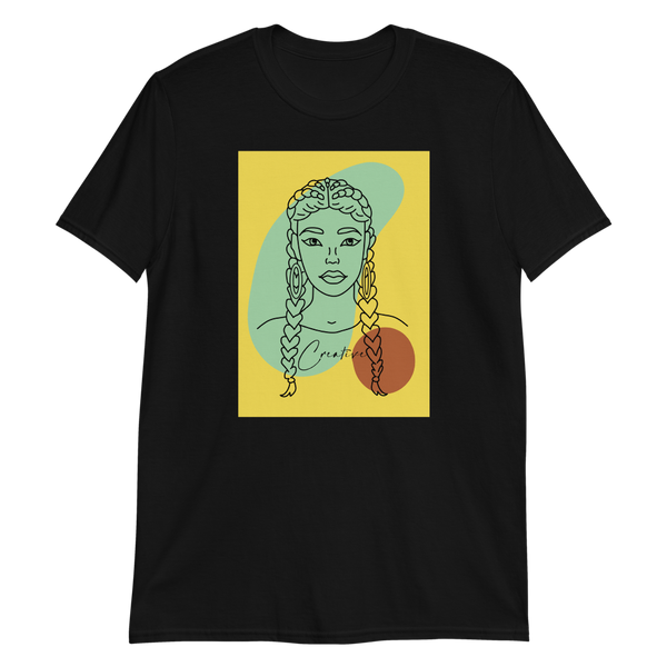 "You are Creative!" - Short-Sleeve Unisex T-Shirt-Green image 3