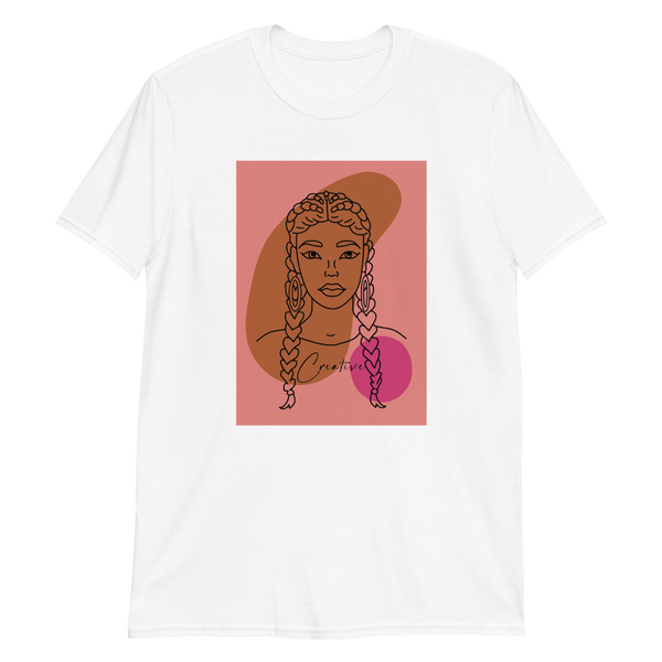 "You are Creative!" - Short-Sleeve Unisex T-Shirt-Pink image 3