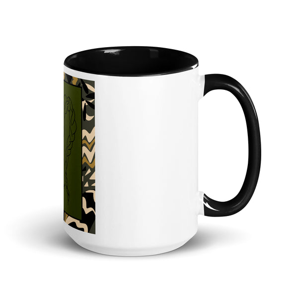 "You Are Confident!" Mug with Color Inside-Green image 3