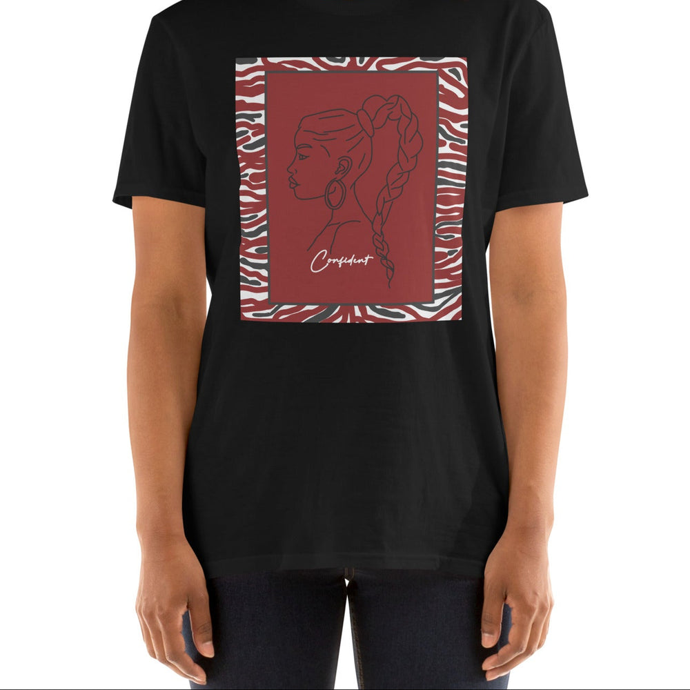 "You Are Confident!" Short-Sleeve Unisex T-Shirt-Red image 5