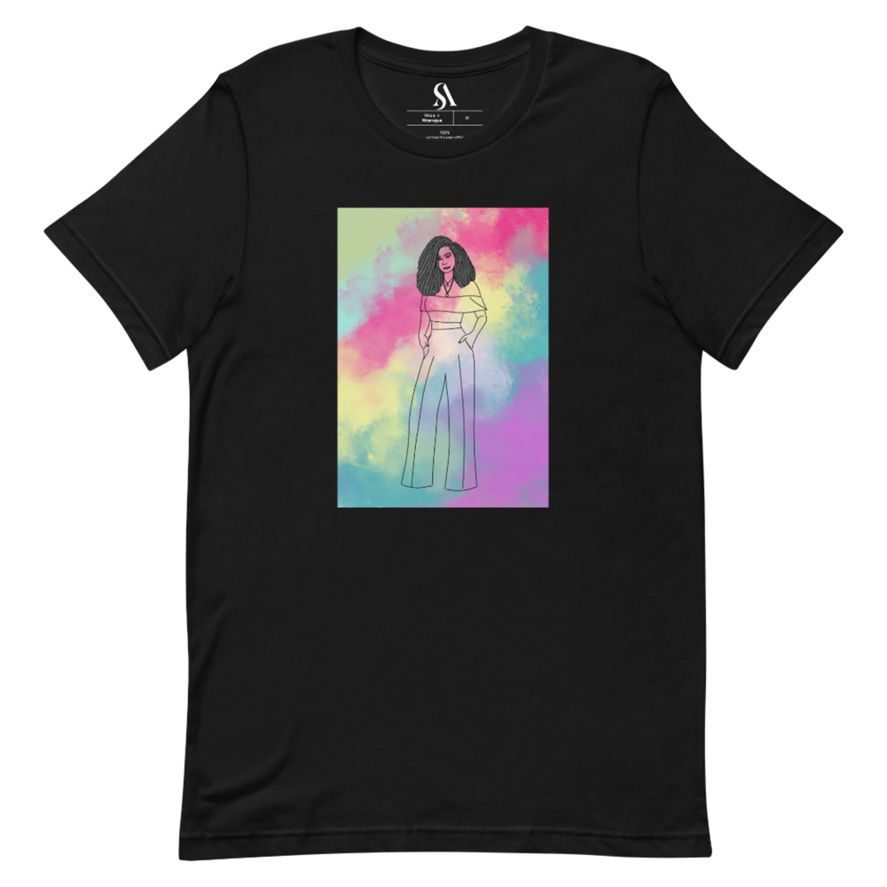 "You are Bold!"-Short Sleeve-Unisex T-shirt-Black image 1