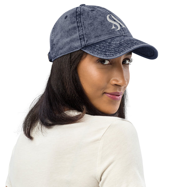 "SA" Vintage Cotton Twill Cap image 7