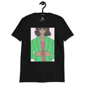"Biz Gal!" Short-Sleeve Unisex T-Shirt-Green image 7