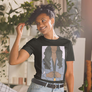 "Biz Sis!" Short-Sleeve Unisex T-Shirt-Blue image 6