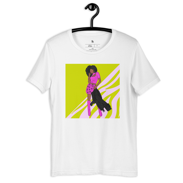 "You are Pretty!"-Short Sleeve-Unisex T-shirt-White image 2