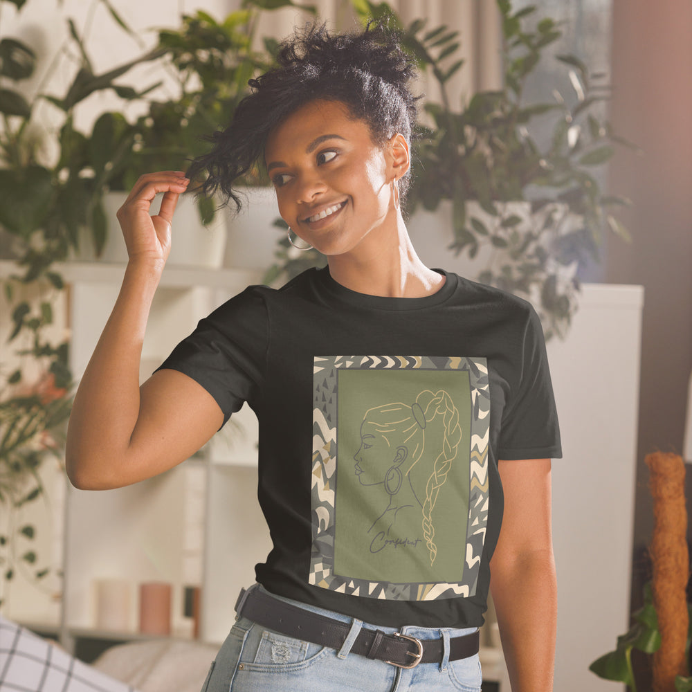 "You Are Confident!" Short-Sleeve Unisex T-Shirt-Gold image 5