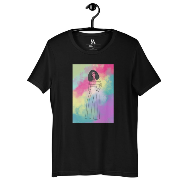 "You are Bold!"-Short Sleeve-Unisex T-shirt-Black image 2