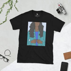 "Biz Sis!" Short-Sleeve Unisex T-Shirt-Green image 7