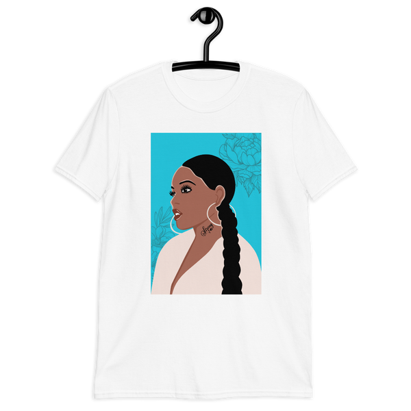 "You are Strong!"-Short-Sleeve Unisex T-Shirt-Blue image 2