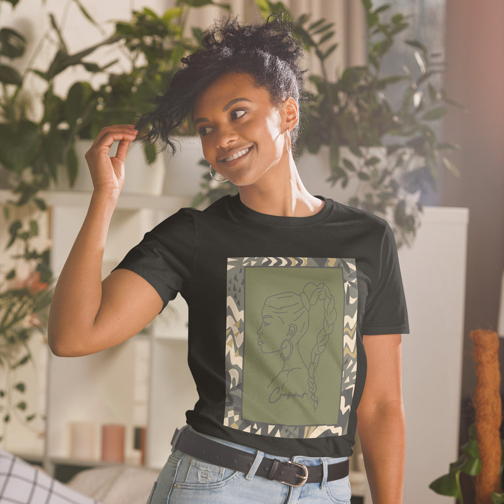 "You Are Confident!" Short-Sleeve Unisex T-Shirt -Green image 5