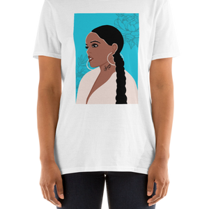 "You are Strong!"-Short-Sleeve Unisex T-Shirt-Blue image 0