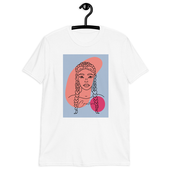 "You are Creative!" - Short-Sleeve Unisex T-Shirt-Blue image 2