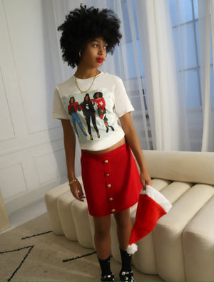 "Holiday Girls" Short-Sleeve Unisex T-Shirt-Green