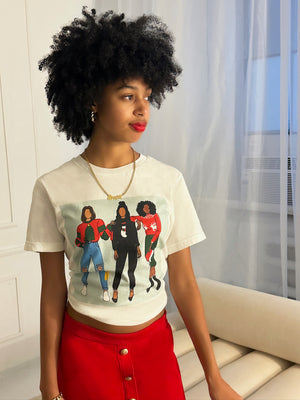"Holiday Girls" Short-Sleeve Unisex T-Shirt-Green