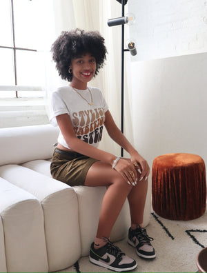 “Stylish. Ambitious. Sisters” - Short-Sleeve Unisex T-Shirt-White