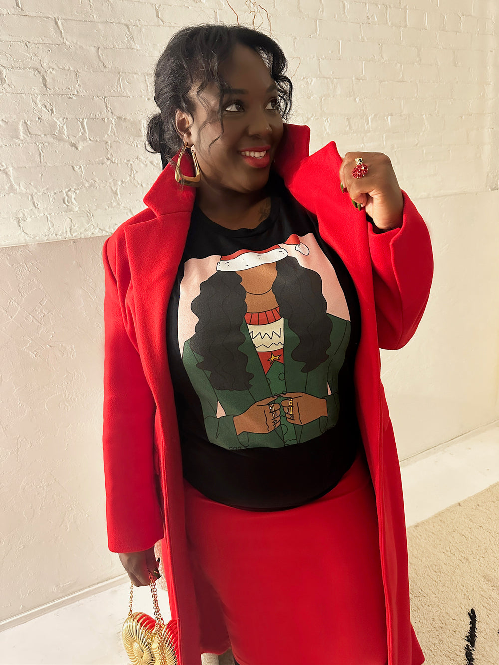 "Miss Santa" Short-Sleeve Unisex T-Shirt