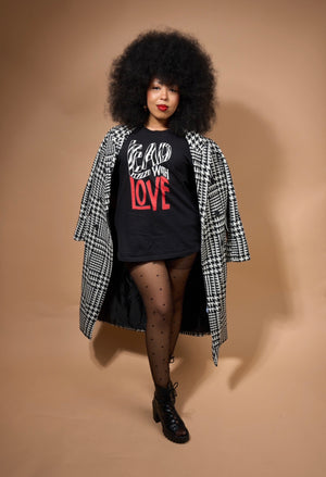 “ Lead With Love”-Short-Sleeve Unisex T-Shirt-Black