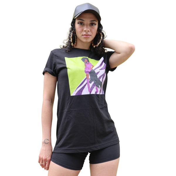 "You are Pretty!"-Short Sleeve-Unisex T-shirt-Black