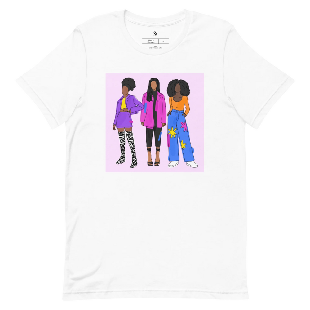  "We are Ambitious!"-Short Sleeve-Unisex T-shirt-White image 1