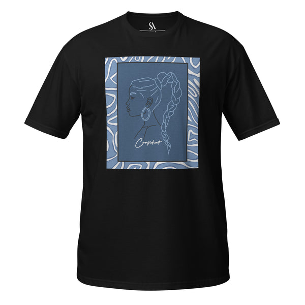 "You Are Confident!" Short-Sleeve Unisex T-Shirt-Blue image 5