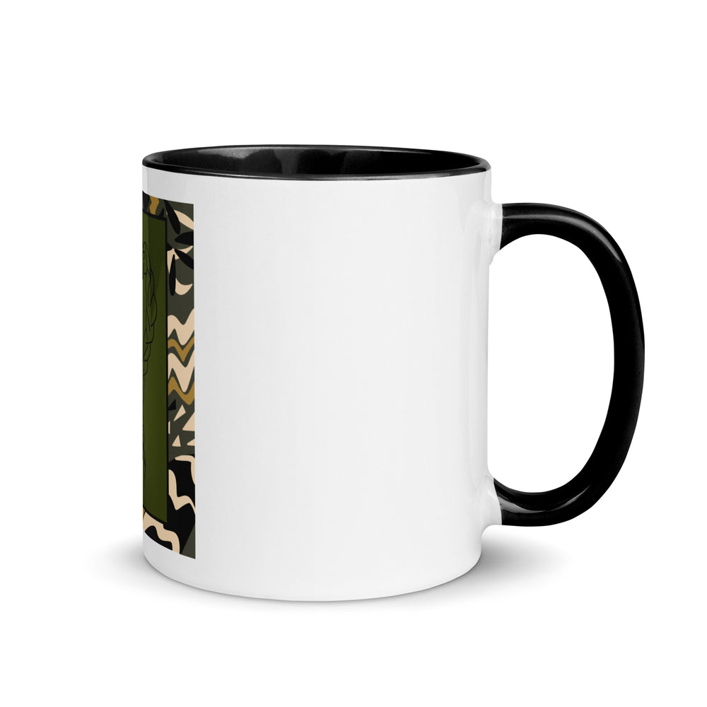 "You Are Confident!" Mug with Color Inside-Green image 0
