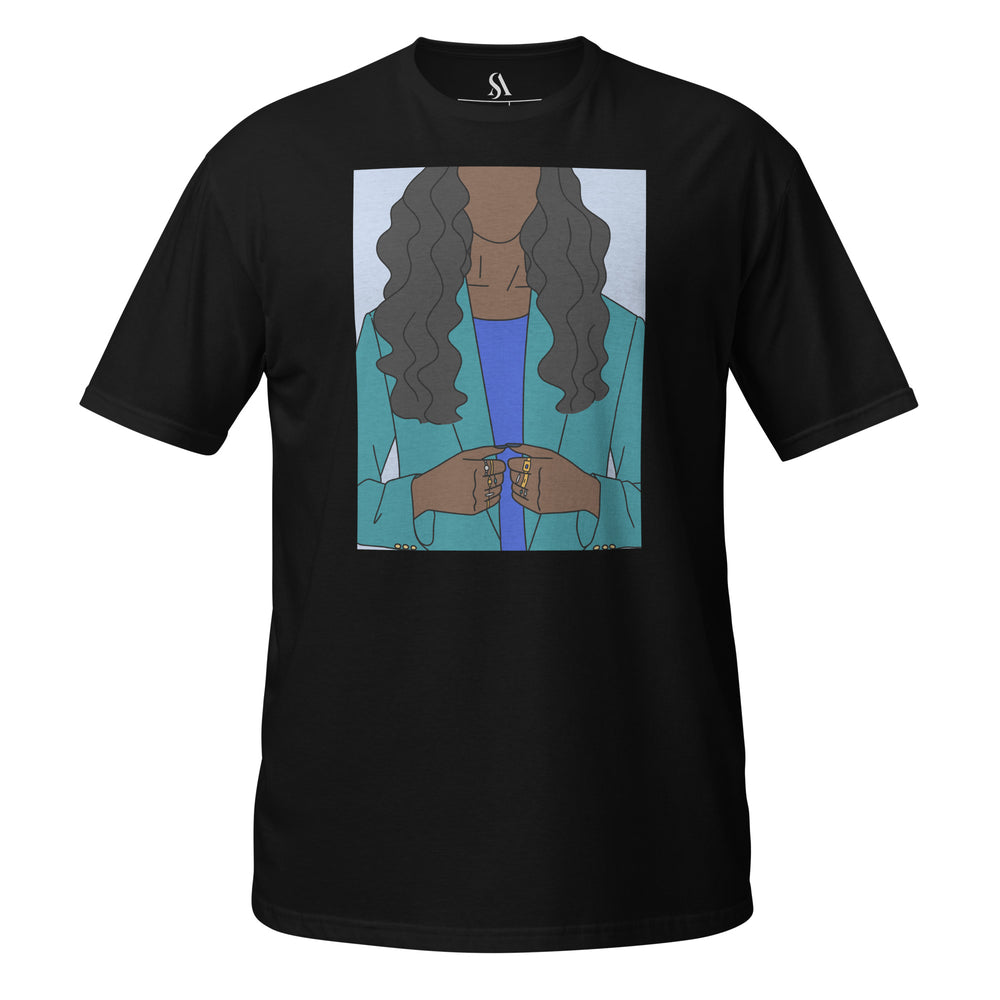 "Biz Sis!" Short-Sleeve Unisex T-Shirt-Green image 5
