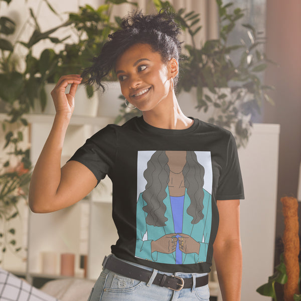 "Biz Sis!" Short-Sleeve Unisex T-Shirt-Green image 6