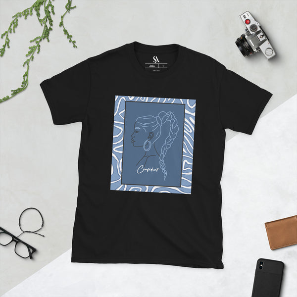 "You Are Confident!" Short-Sleeve Unisex T-Shirt-Blue image 7