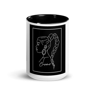 "You Are Confident!" Mug with Color Inside-Black image 0