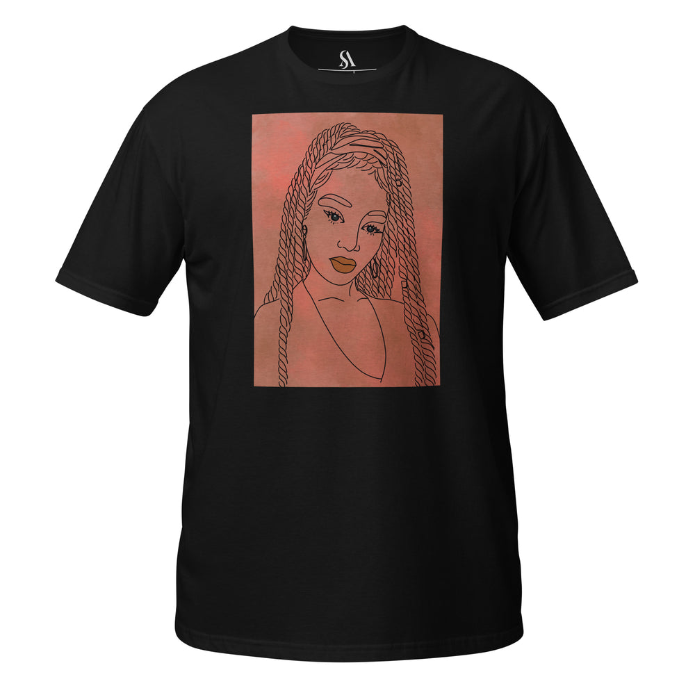 "Her!" Short-Sleeve Unisex T-Shirt-Orange image 5