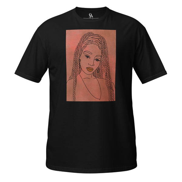 "Her!" Short-Sleeve Unisex T-Shirt-Orange image 5