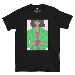 "Biz Gal!" Short-Sleeve Unisex T-Shirt-Green image 6
